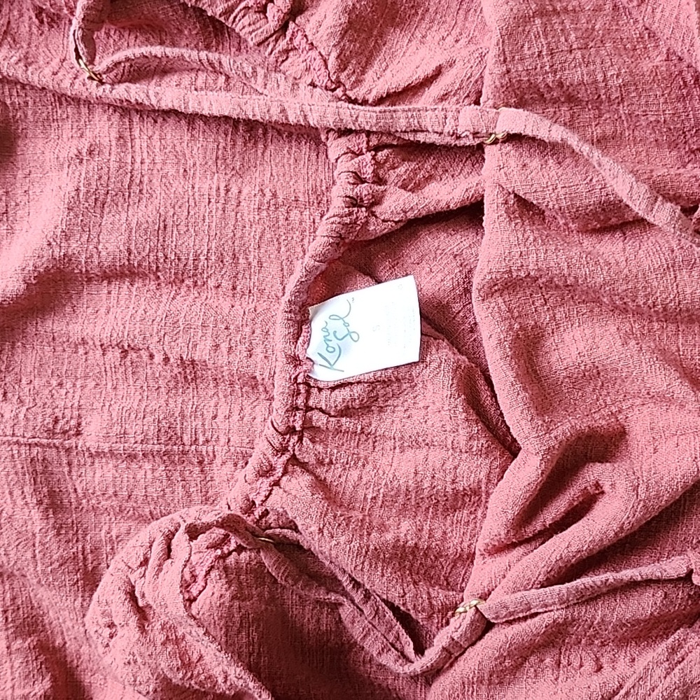 Kona sol  cotton rayon swim coverup, S - Picture 3 of 3